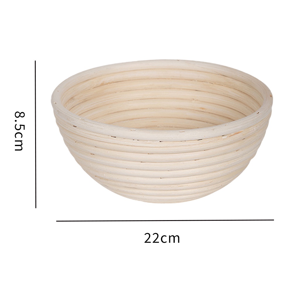 Details about    Round Oval Bread Proofing Proving Basket Rattan Banneton Brotform Dough Tool F1 